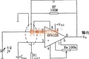 运算放大电路中的OPA128构成的电荷放大器电路图