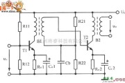 模拟电路中的简单的变压器耦合放大电路图