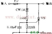 基于采用CW136构成的过压保护电路图