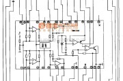 电源电路中的MM1104A、MM1104B、MM1104C--单片立体声放音集成电路图