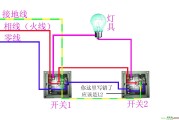 单开双控带插座接线图