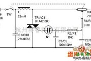 灯光控制中的用氖灯触发的大功率双向可控硅调光器电路图