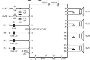 基于TDA7388 IC四声道系列功放电路图