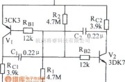 振荡电路中的互补管自激多谐振荡器电路图