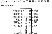 仪器仪表中的引脚及主要特性KM44C4000A等 动态RAM