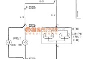 东南中的东南菱绅尾灯、位置灯和牌照灯电气系统电路图