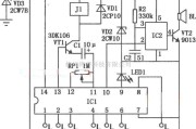 数字电路中的电子密码锁电路图