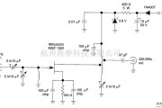 线性放大电路中的435MHz低噪音前置放大器