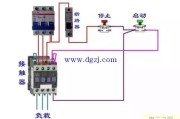 断路器与交流接触器接线图控制回路