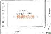 红外线热释遥控中的LS-18红外感应式遥控开关模块典型应用电路图