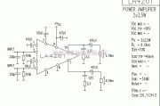 音频电路中的基于LA4261的功放电路