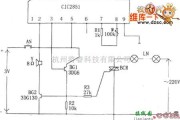 灯光控制中的CIC2851构成的无触点彩灯控制器电路图