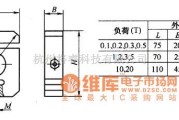 霍尔传感器中的CL-YB-402型力传感器外形电路图