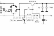 LED电路中的SR03×驱动动白光LED的电路图