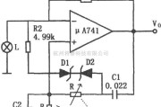 文氏信号产生中的μA741构成的频率可调的音频振荡器