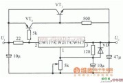 电源电路中的用NPN型功率晶体管扩流的集成稳压电源电路介绍