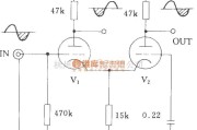 电子管功放中的电子管差分式倒相电路