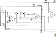 对数/跨导放大电路中的由精密对数和对数比率放大器LOG102构成的增大输出电压技术电路图