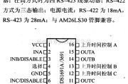 数字电路中的驱动器和通信电路引脚及主要特性DS1691A/3691 RS-422/423驱动器