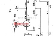 大众（上汽）中的桑塔纳2000(汽油喷射发动机)轿车中央门锁电路图