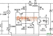 分立元件放大中的LED信号放大电路电路图