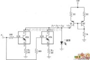 宽带放大器电路中的由两个宽带跨导型运算放大和缓冲器OPA660构成的高速电流驱动器电路图