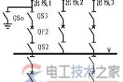 单母线接线与双母线接线图与接线方法