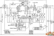 电源电路中的BIC1422构成的直流-直流变换器电路图