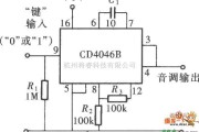 信号产生器中的CD4046方波信号发生器电路图