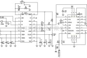 综合电路中的USB多媒体2.5W+2.5W电路图