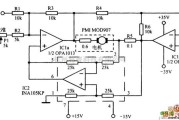调节放大中的直流电机调速用桥式功放电路图