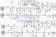 UPC1651电视天线放大器电路图