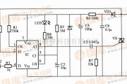 灯光控制中的基于HM990构成的触摸式延时照明控制器电路图