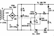 电源电路中的简易自动断电电池充电电路
