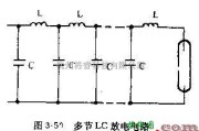 电源电路中的提供近似矩形光脉冲的多节LC放电网络电路