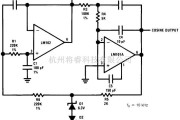 正弦信号产生中的高频正弦波发生器与正交输出电路图