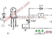 控制电路中的光控晶闸管非自锁式光敏继电器电路图
