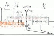 电源电路中的由LM340T-15组成的稳压电源电路