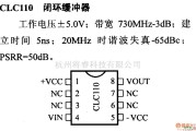 数字电路中的电路引脚及主要特性CLC110 闭环缓冲器