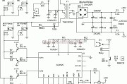 电源电路中的基于12转正负35V汽车音响逆变电源电路图