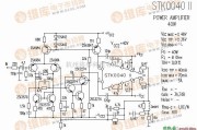 集成音频放大中的STK0040II 音响IC电路图