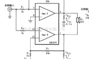 集成音频放大中的LM1876电桥输出音频功率放大电路