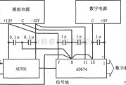 采样保持放大电路中的典型的数据采集系统基本接地和耦合电路(AD781/AD674)