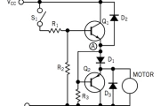 带制动器的直流电机开关电路