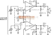 集成音频放大中的由LM1877构成的具有低音控制的立体声唱机放大电路