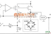 传感信号调理中的数字式压力信号调理器MAX1458的电桥激励电路图