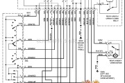 大众（一汽）中的97大众GOLF雨刮清洗器电路图