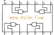 常用与非门CD4011引脚图,参数及应用电路