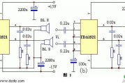 外围元件最少的25W功放电路TDA1521A