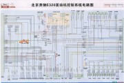 奔驰中的北京奔驰E320发动机控制系统电路图